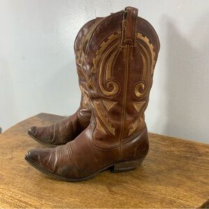 Boulet vintage cowboy leather boots